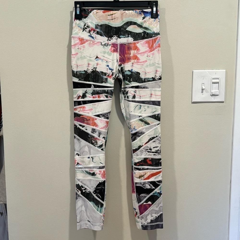 Lululemon Patchwork Multicolor Legging In Pink, W… - image 2